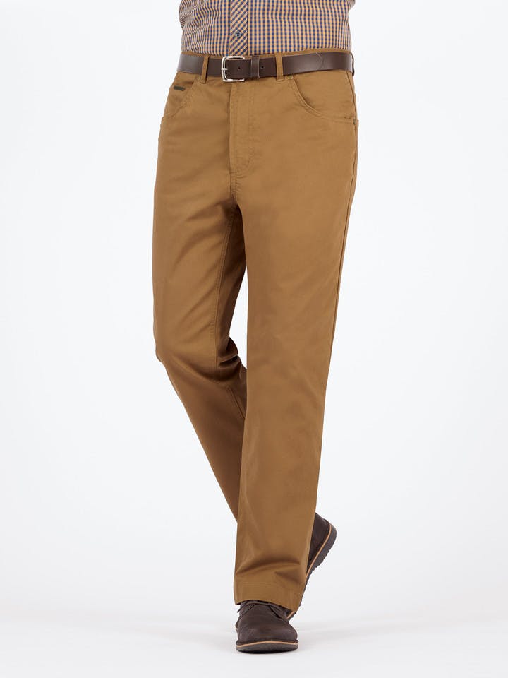 Men's Toffee Brown Jeano Trousers