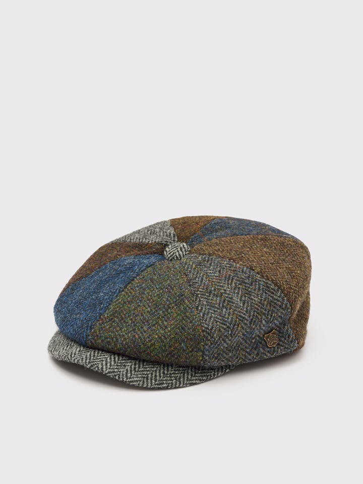 Patch Harris Tweed Baker Boy Cap