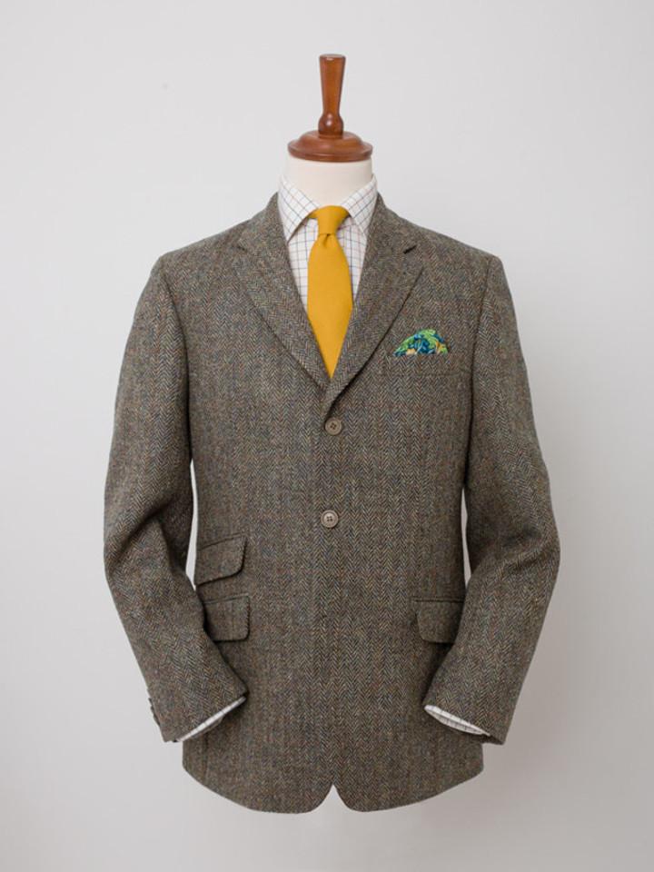 Image of Bracken Brown Harris Tweed 2 Piece Suit