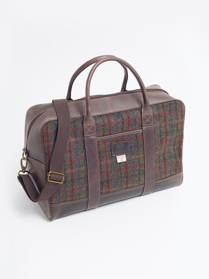 Harris Tweed & Leather Holdall