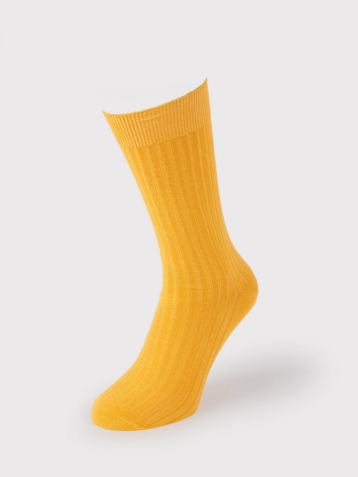 Men's Mustard Yellow Luxury Bamboo Socks