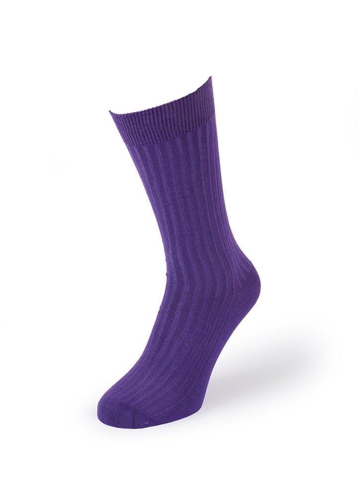 Men's Purple Luxury Bamboo Socks