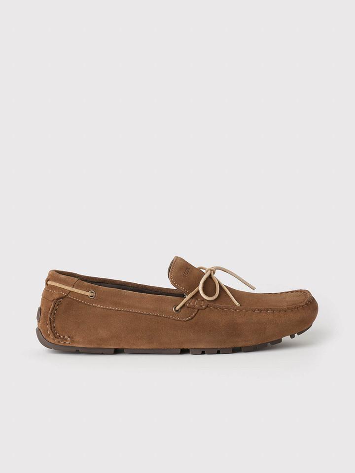 Men's Tan Brown Geox Melbourne Moccasin