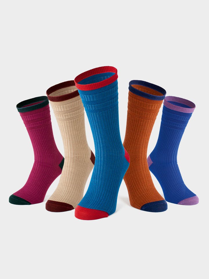 Men's Heel & Toe Wool Softop® 5 Sock Pack