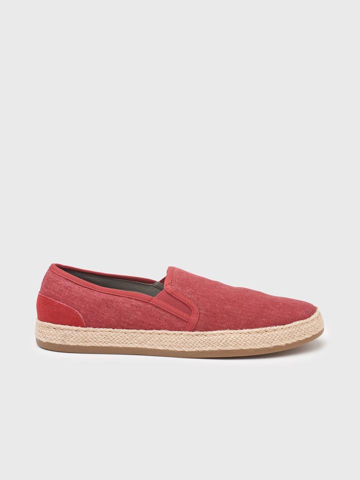 Men's Red Canvas Geox Espadrilles