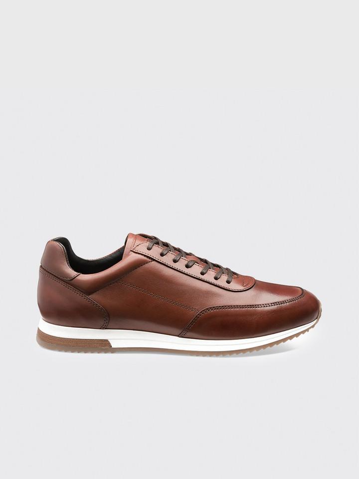 Men's Tan Brown Loake Bannister Trainer