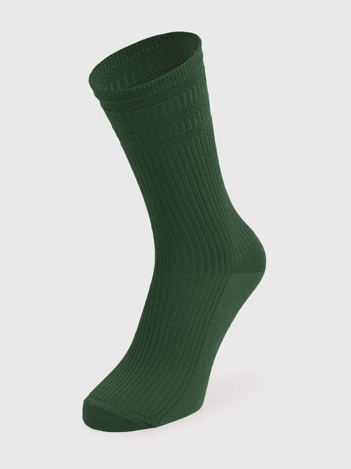 Green Bamboo Rich Softop Socks