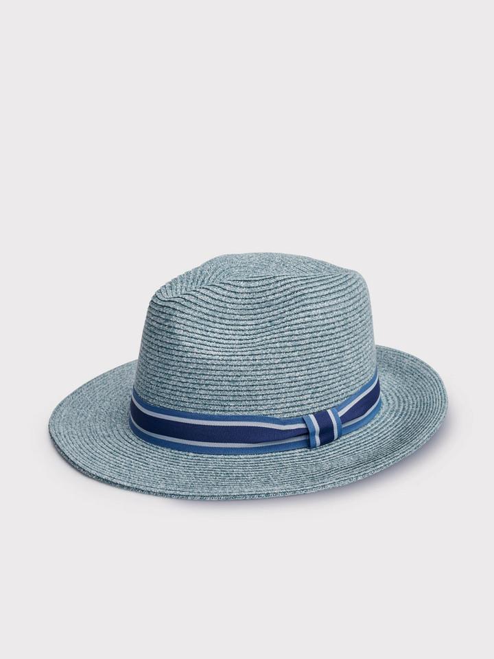 Men's Blue Fedora Hat