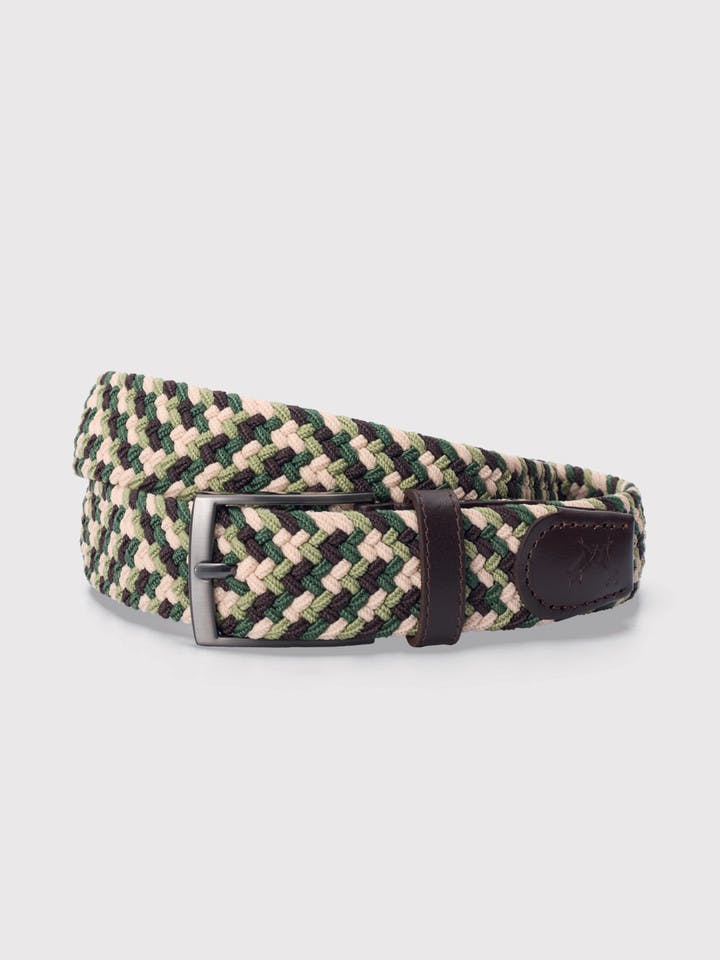 Green Mix Woven Elastic Belt