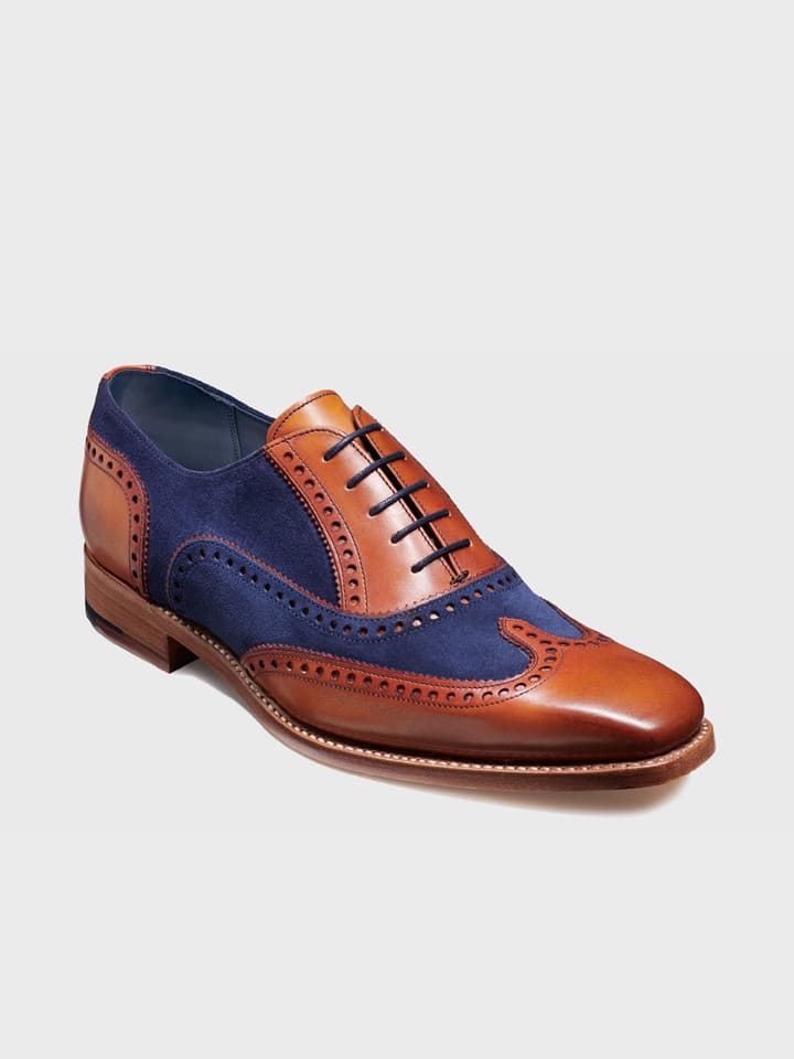 Tan & Blue Spencer Shoe