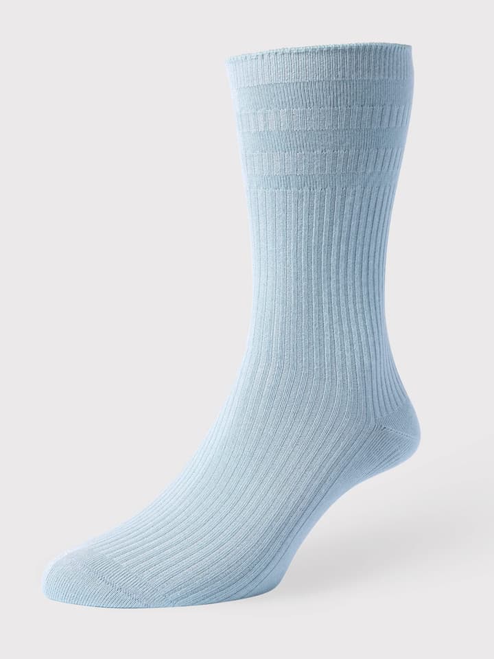 Light Blue Ladies HJ Softop® Bamboo Socks