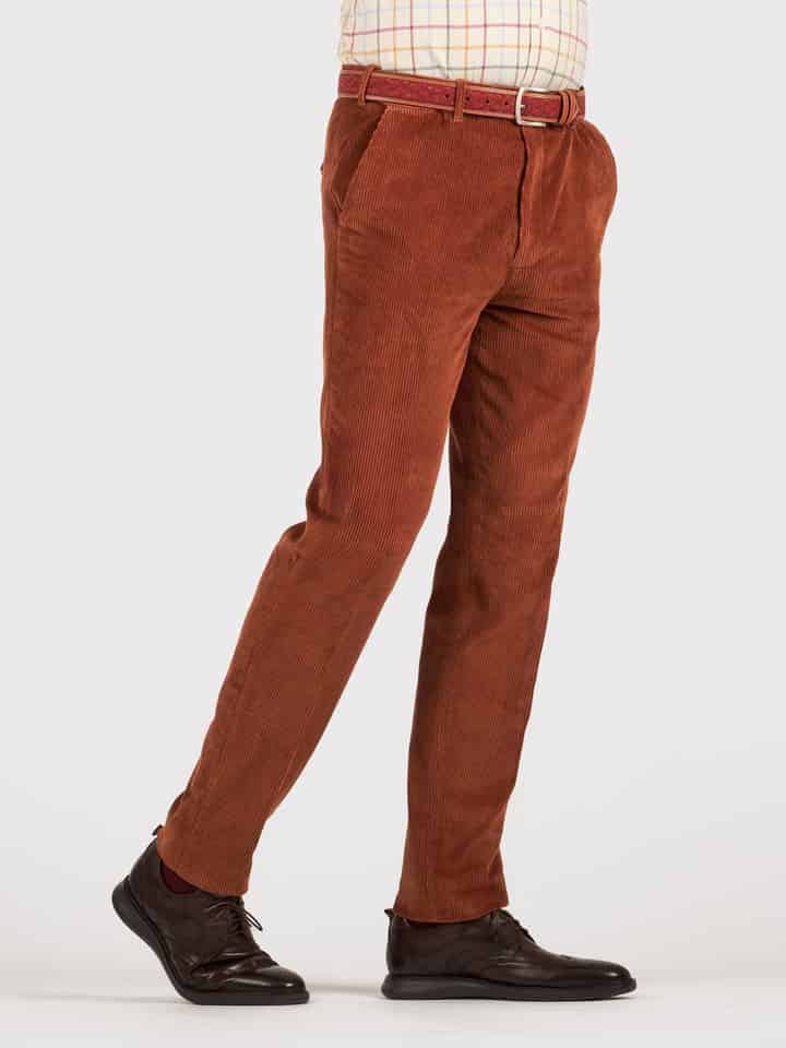 Tapered Toffee Corduroy Trousers