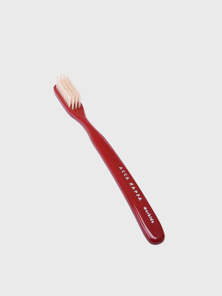 Mens Red Classic Toothbrush by ACCA KAPPA