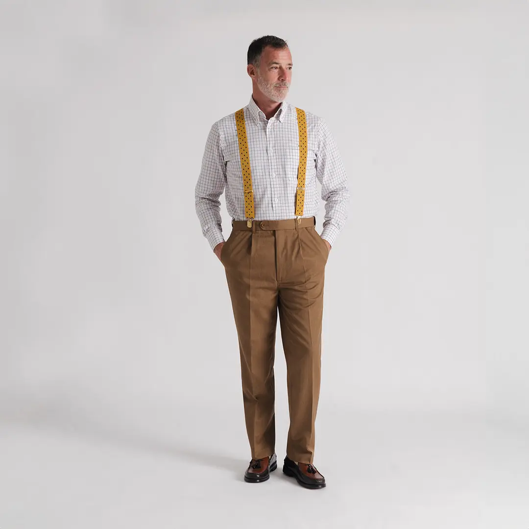 mens-tan-brown-wool-and-silk-trousers.webp